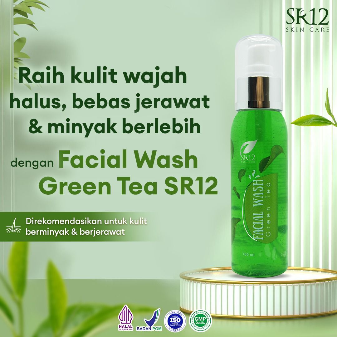 Facial Wash Green Tea New - Image 2