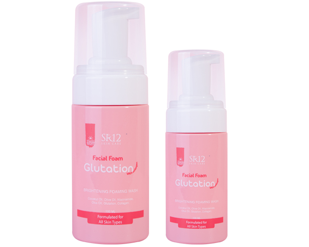 Facial Foam Glutathione SR12 - Sabun Wajah untuk Kulit Cerah & Glowing