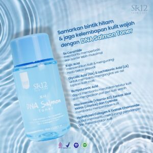 Komposisi Lengkap SR12 DNA Salmon Toner dengan 5x Ceramide dan Kojic Acid
